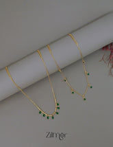 KY1011829 -Gold tone Simple Necklace combo 2-Zilmor